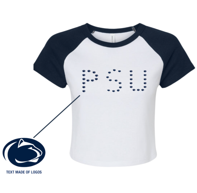 Ladies Short Sleeve Crop